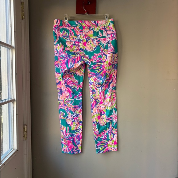 Lilly Pulitzer Kelly Skinny Ankle Pant in Agate Green Safari 8 - Picture 5 of 7